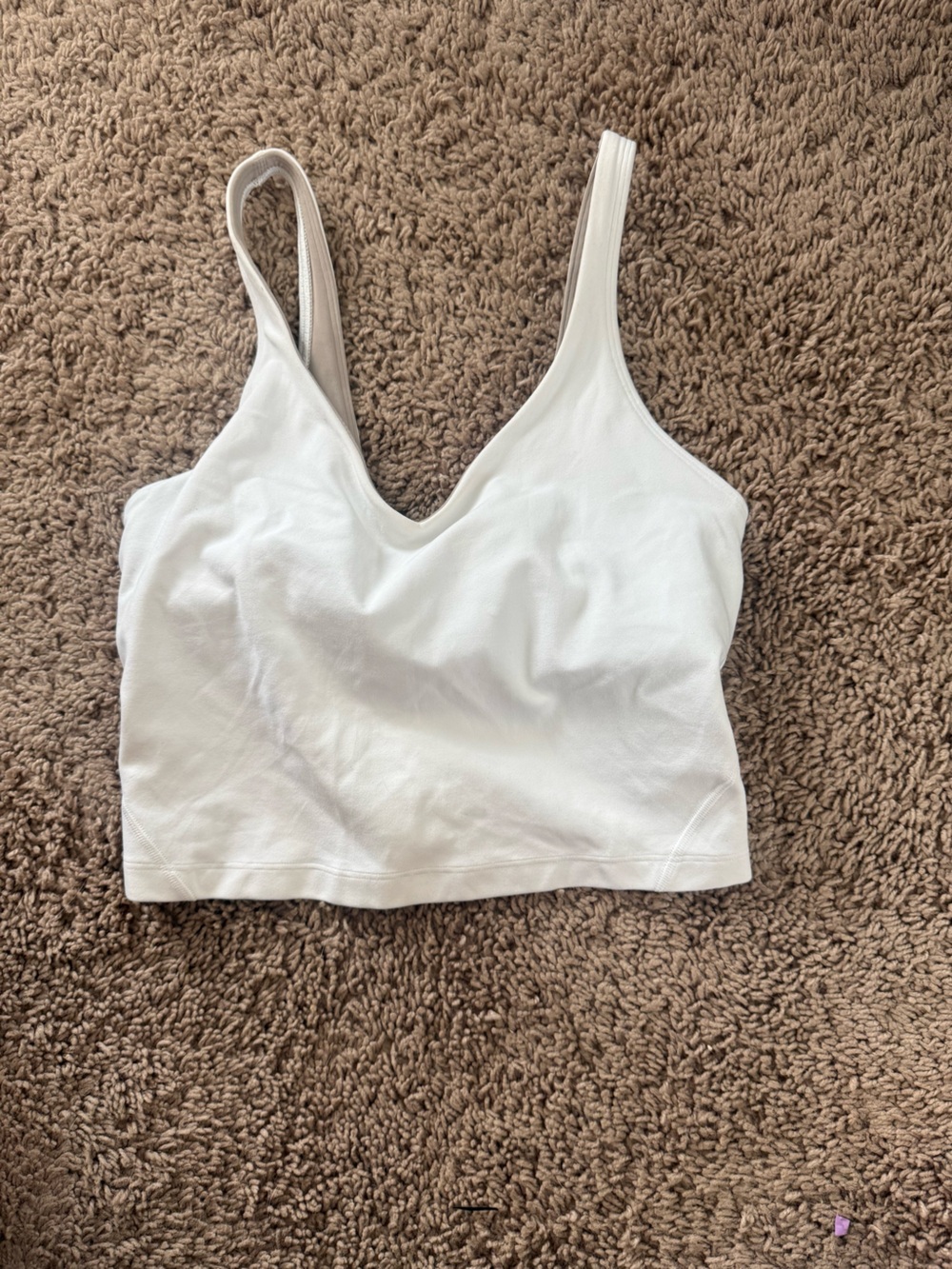 lululemon athletica White Crop Bralette